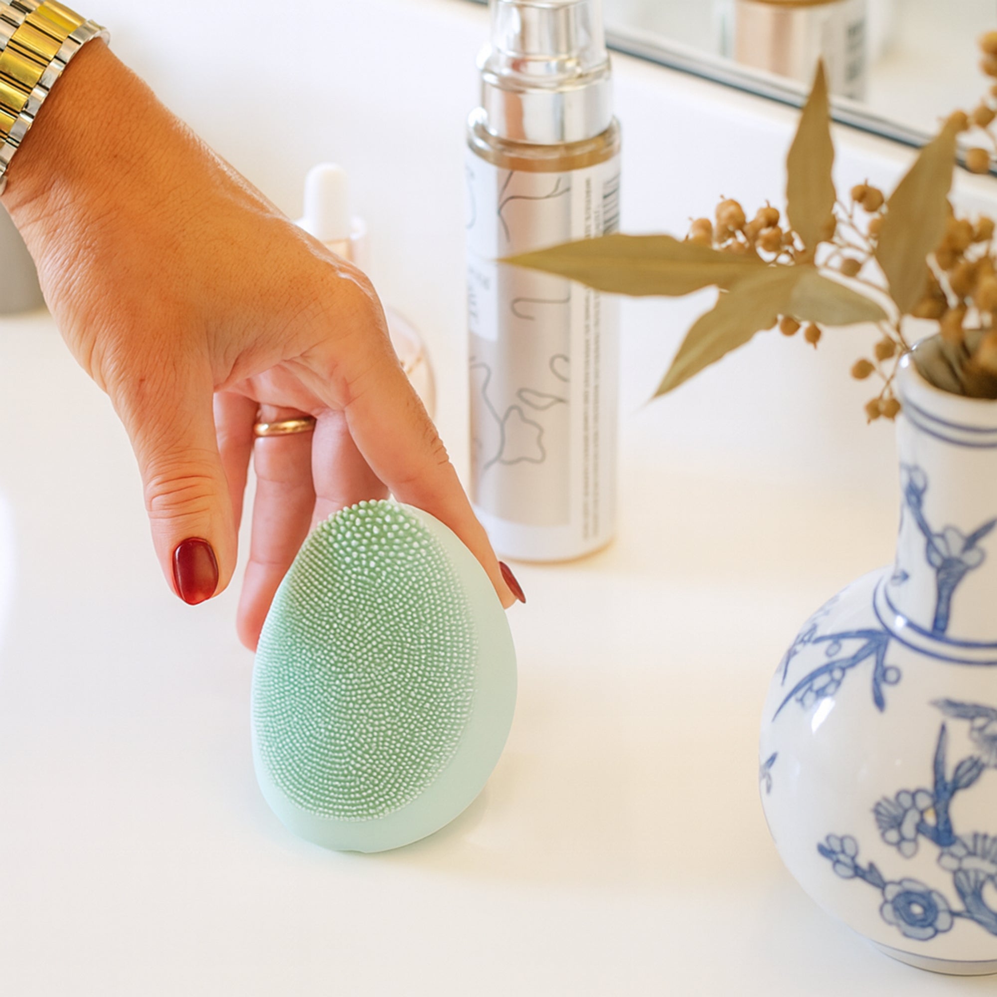 Silicone Sonic Face & Body Brush with Heat